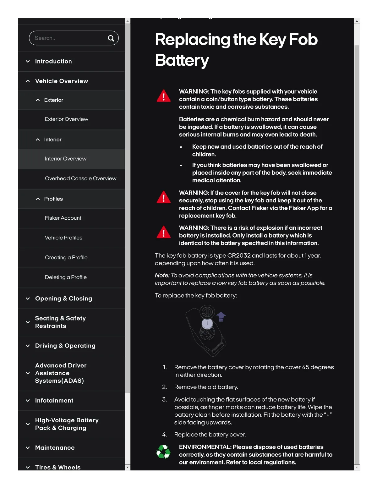 Fisker Ocean manual PDF page 29