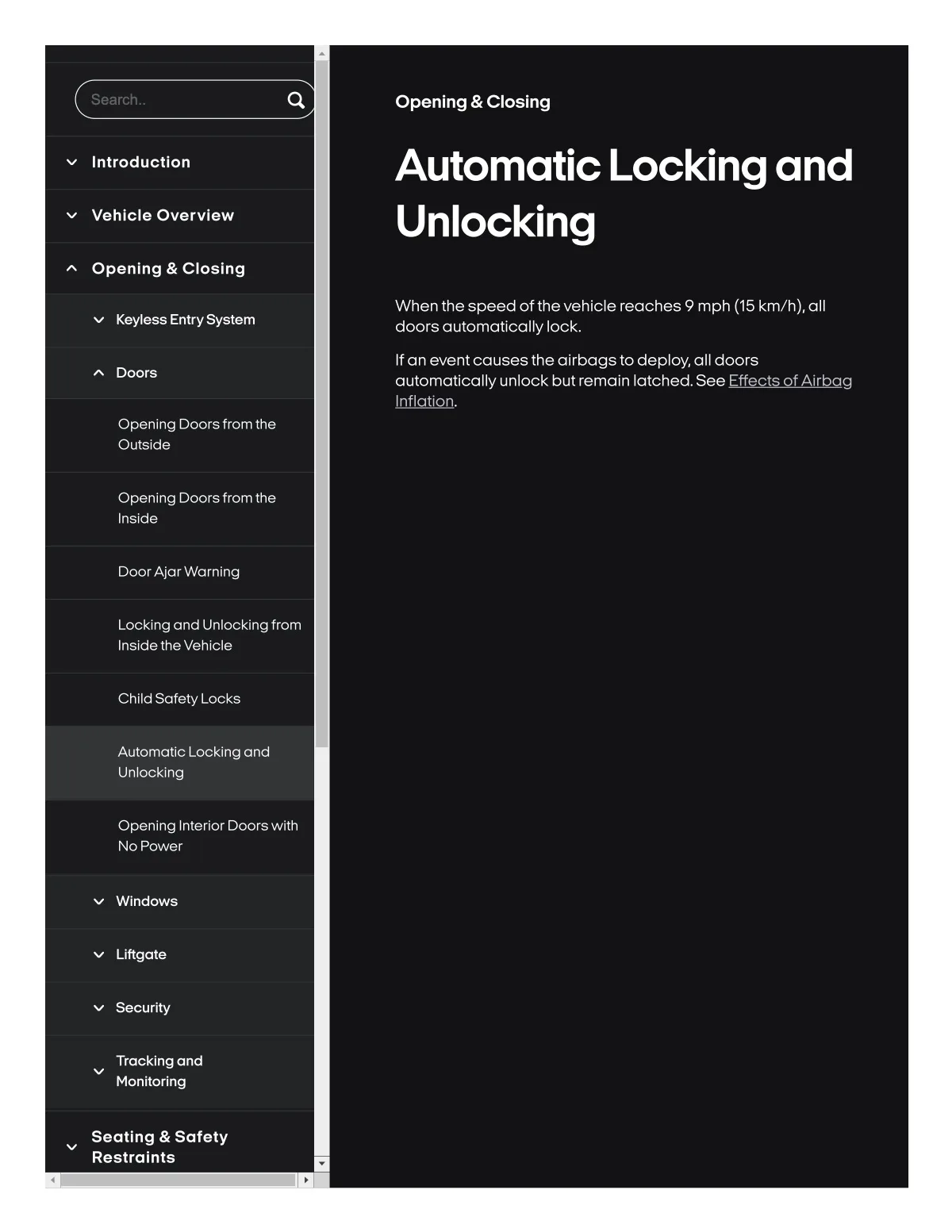 Fisker Ocean manual PDF page 80