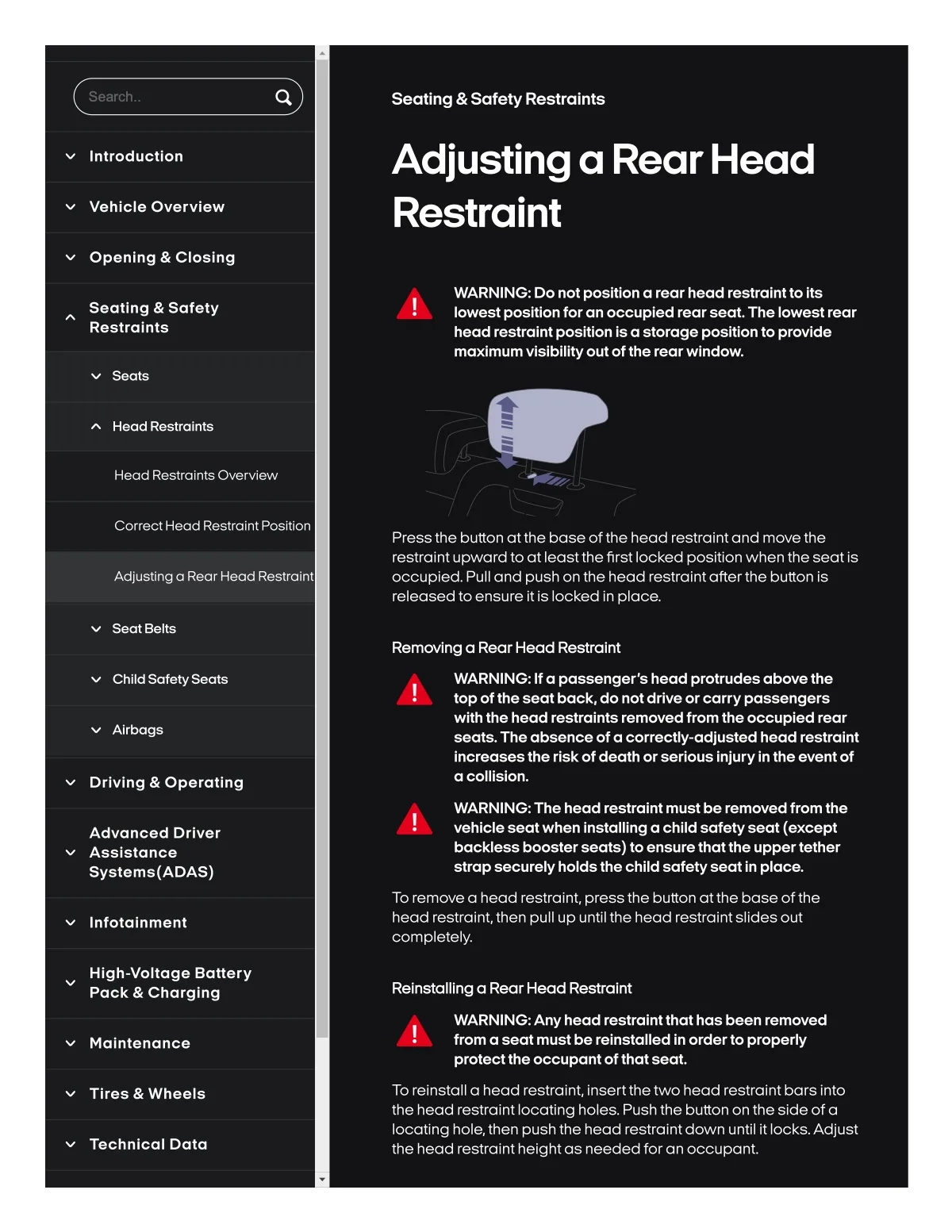 Fisker Ocean manual PDF page 111