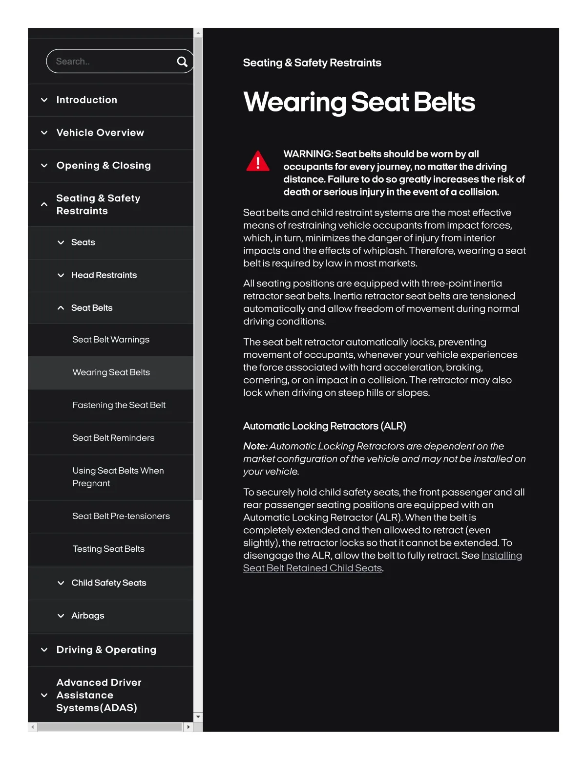 Fisker Ocean manual PDF page 113