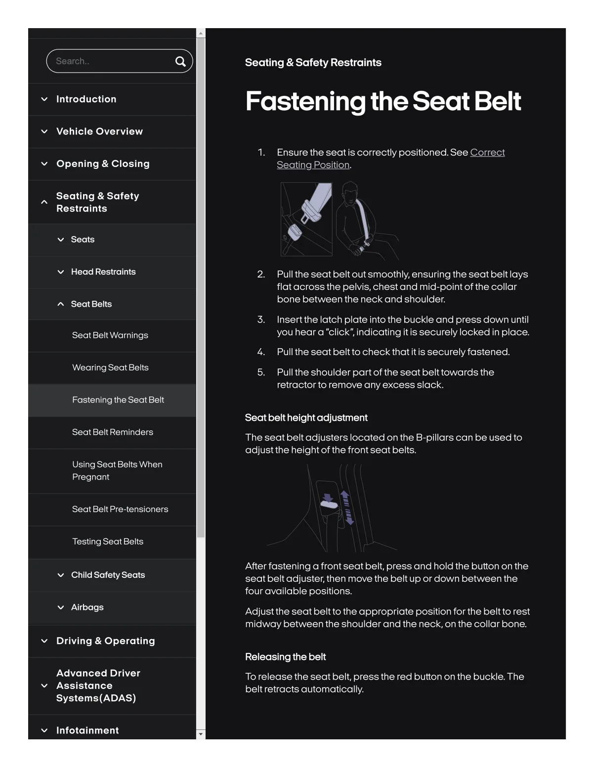Fisker Ocean manual PDF page 115