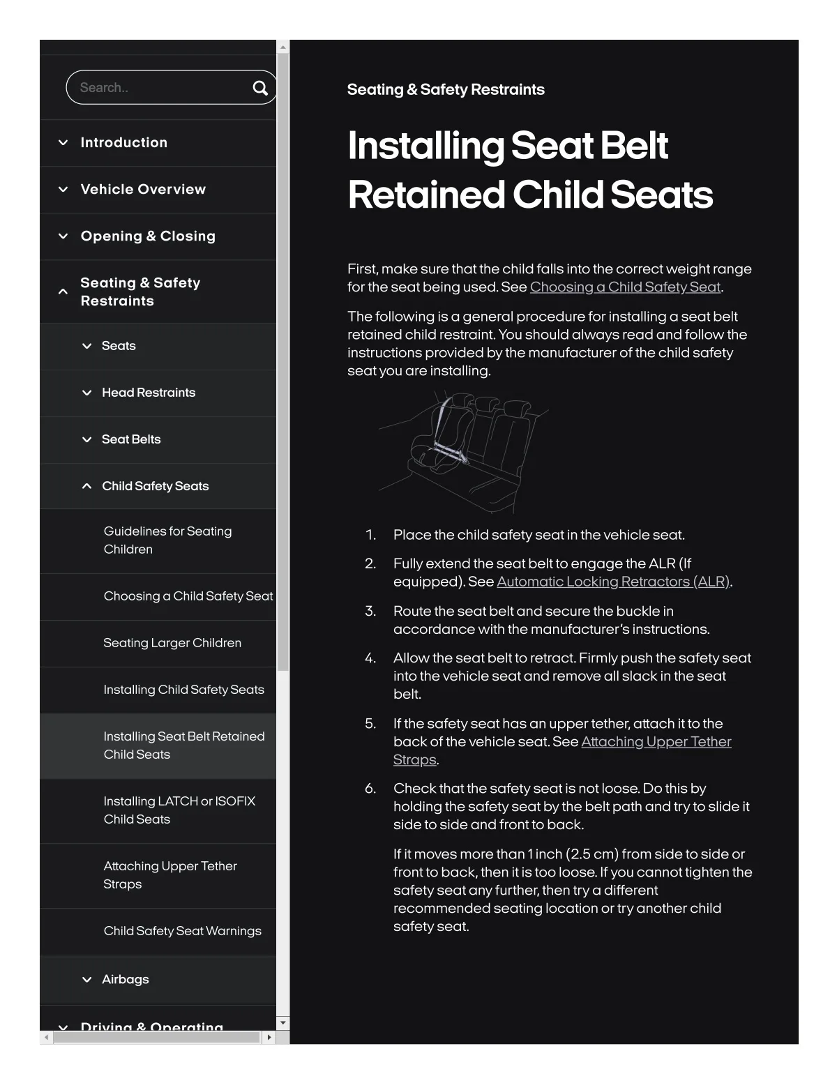 Fisker Ocean manual PDF page 124