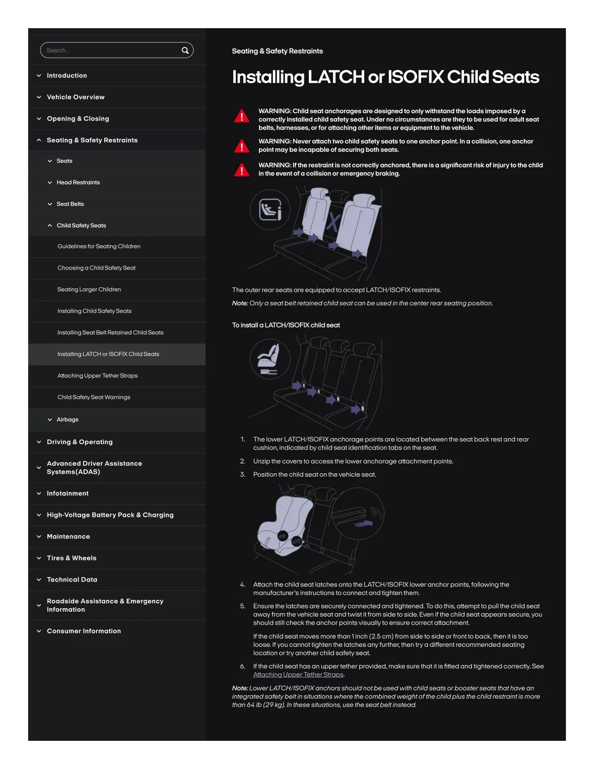 Fisker Ocean manual PDF page 125