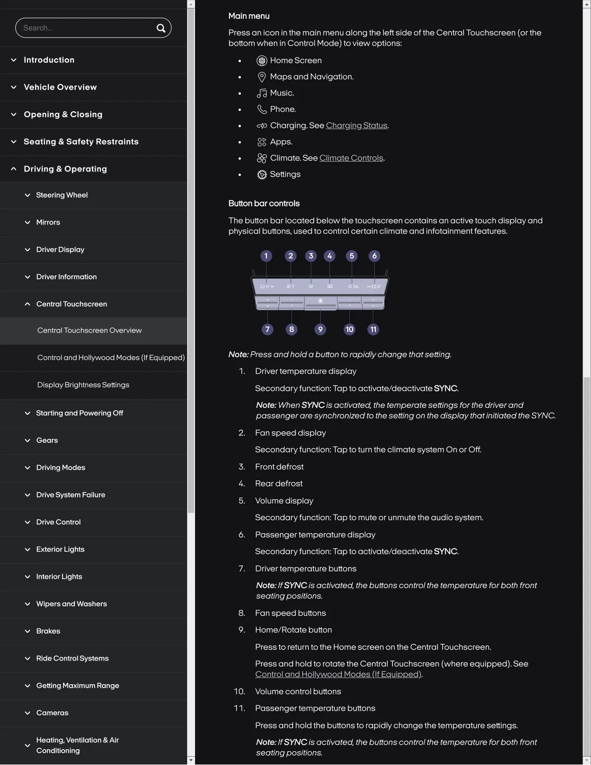 Fisker Ocean manual PDF page 153