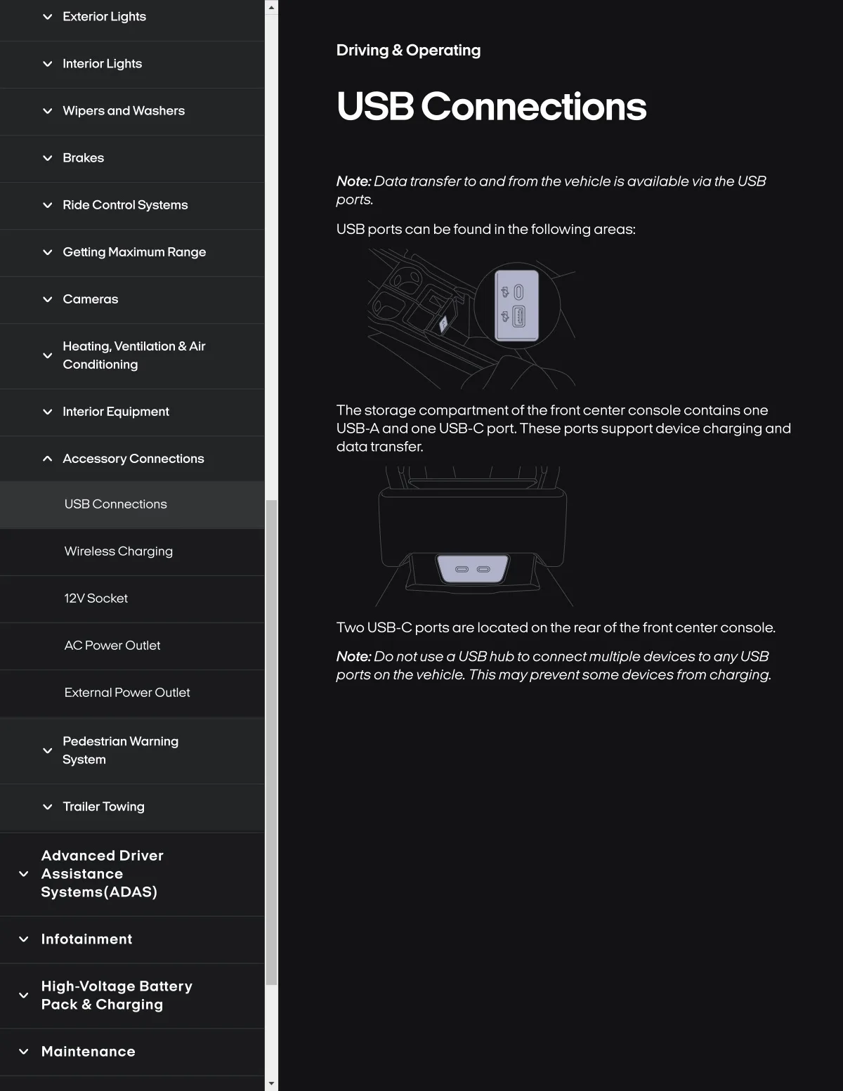 Fisker Ocean manual PDF page 204