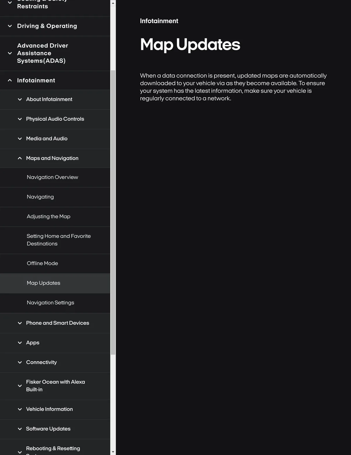 Fisker Ocean manual PDF page 239