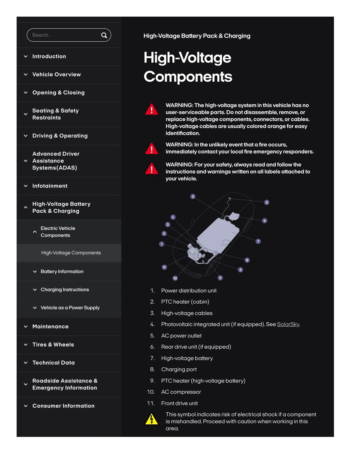 Fisker Ocean manual PDF page 268