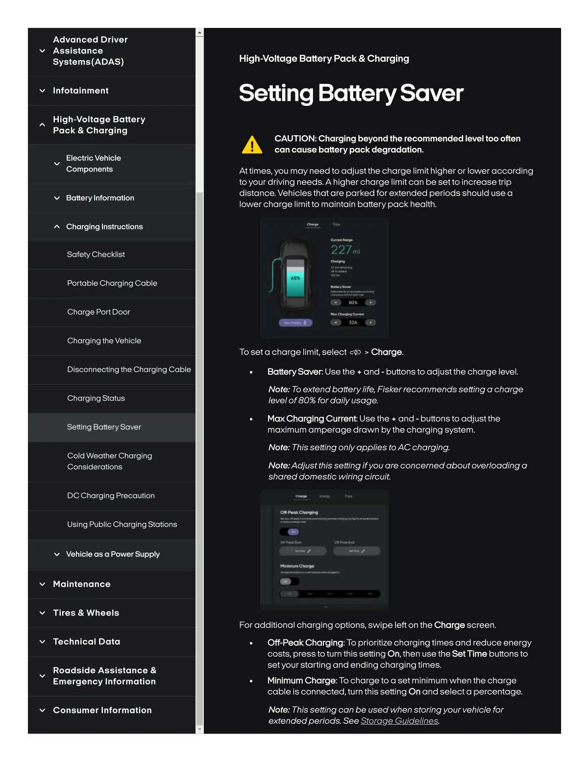 Fisker Ocean manual PDF page 278