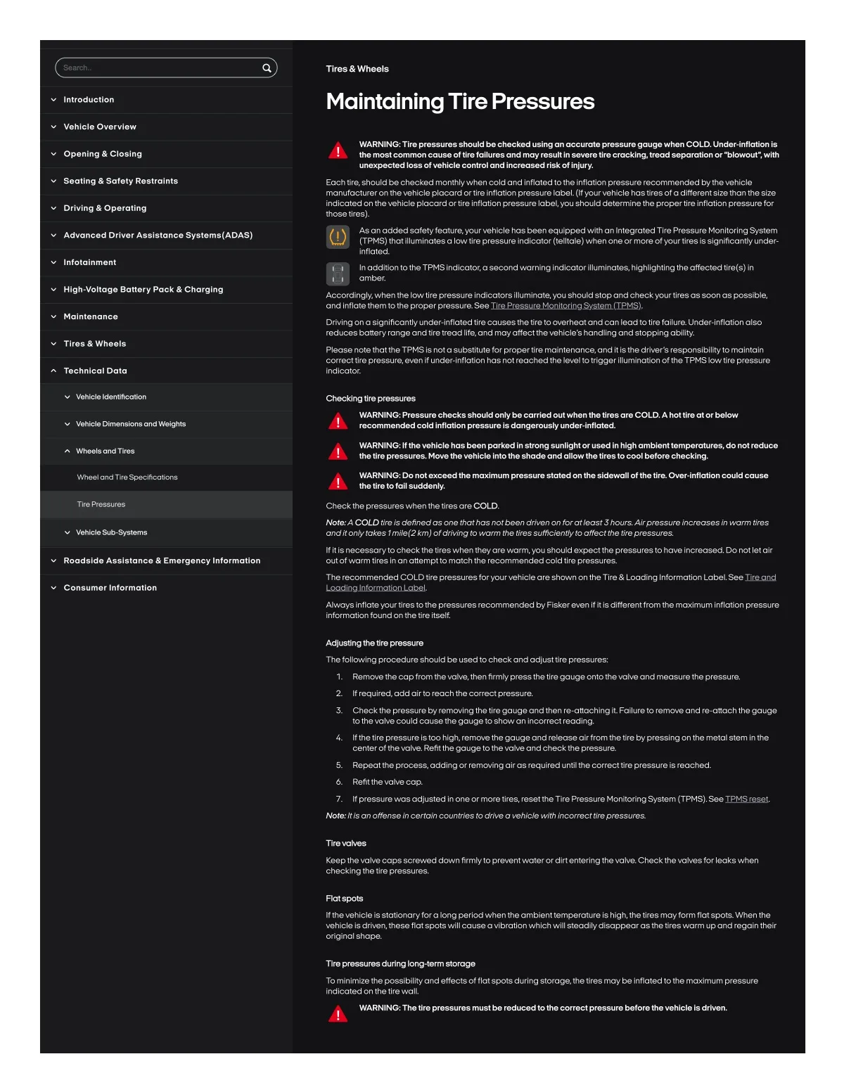 Fisker Ocean manual PDF page 325