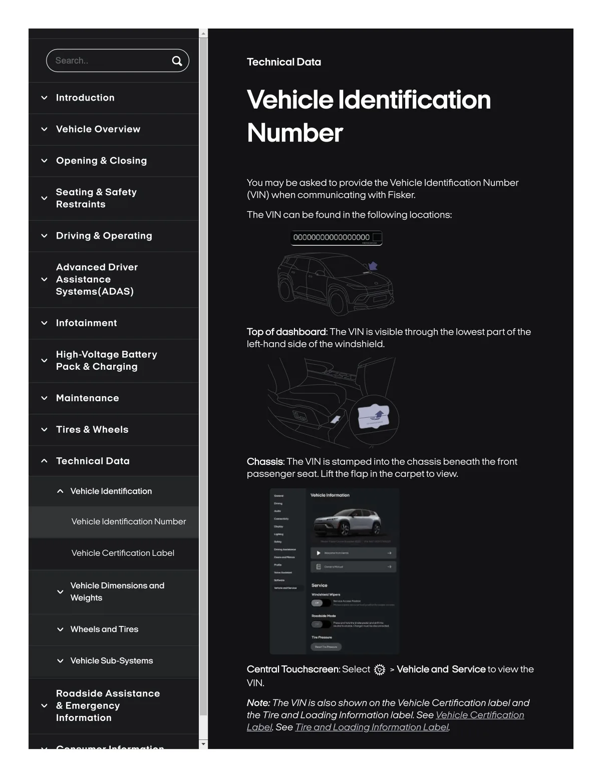 Fisker Ocean manual PDF page 341