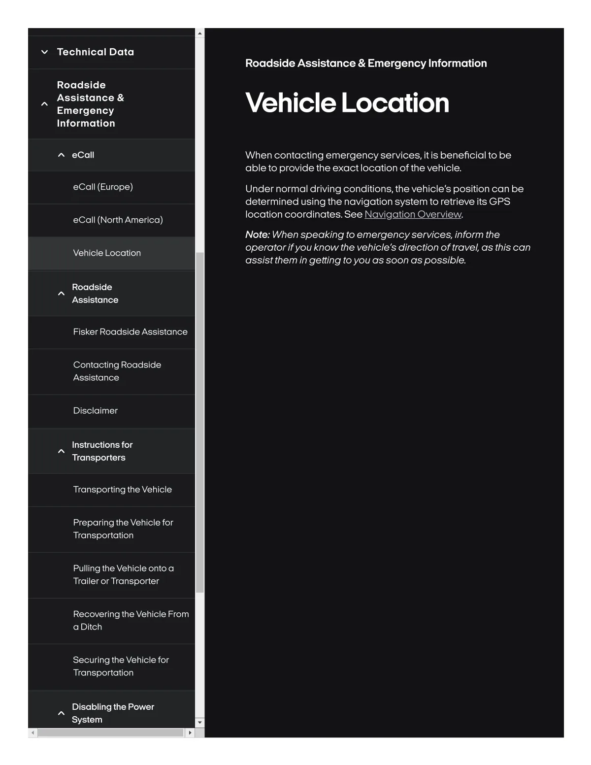 Fisker Ocean manual PDF page 357