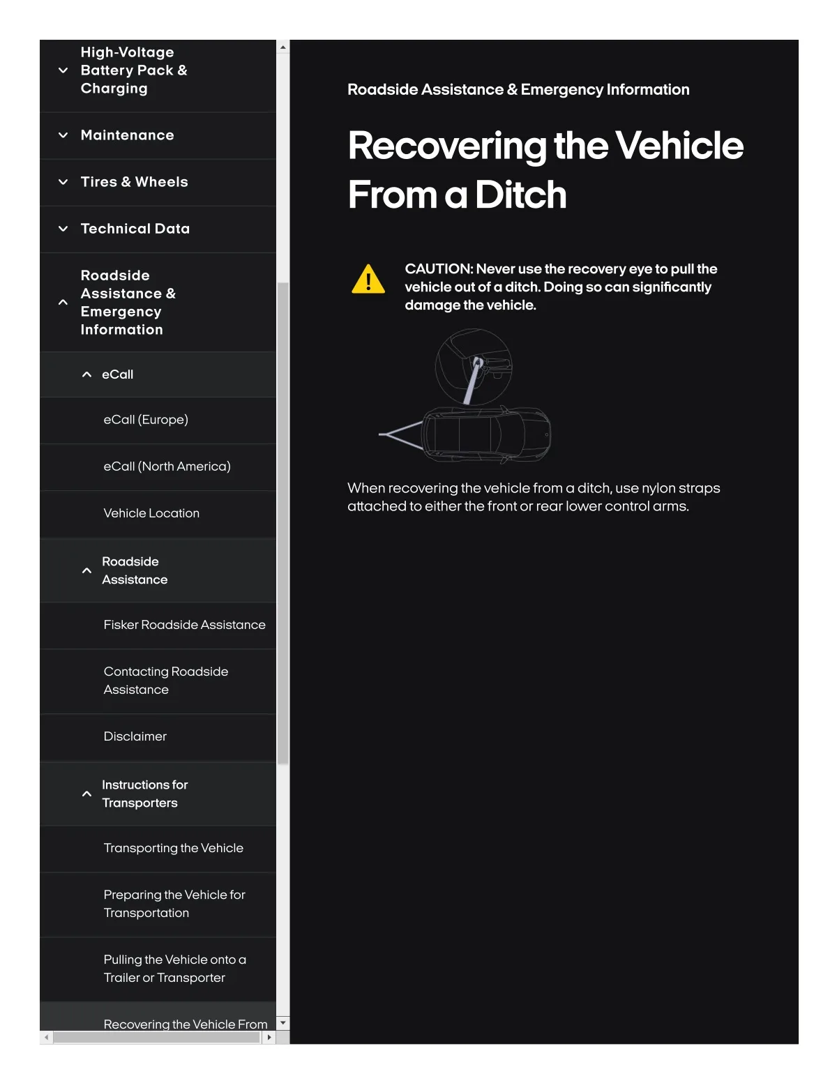 Fisker Ocean manual PDF page 364