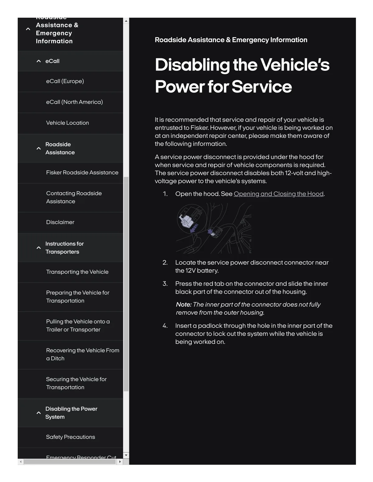 Fisker Ocean manual PDF page 368